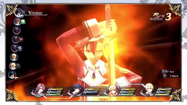 The Legend of Heroes: Trails of Cold Steel - Battle trailer