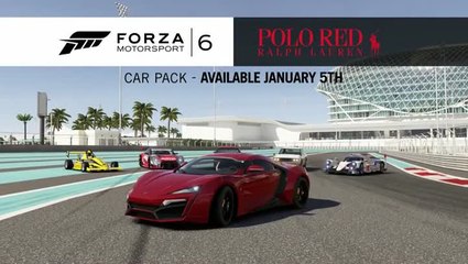 Forza Motorsport 6 • Ralph Lauren Polo Red Car Pack