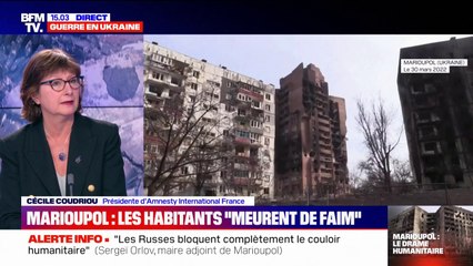 Cécile Coudriou (Amnesty International): "Il reste plus de 150.000 personnes à Marioupol, dont beaucoup ne peuvent pas fuir"