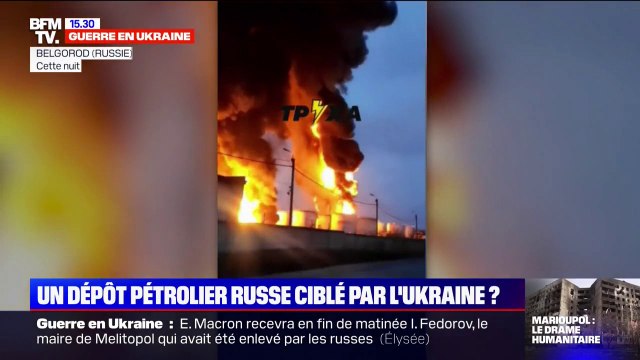 La Russie accuse l’Ukraine d’avoir mené une frappe aérienne sur son sol contre un dépôt pétrolier