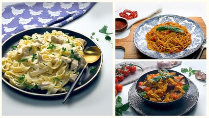 طريقة عمل مكرونة ايطالية بقدر واحد