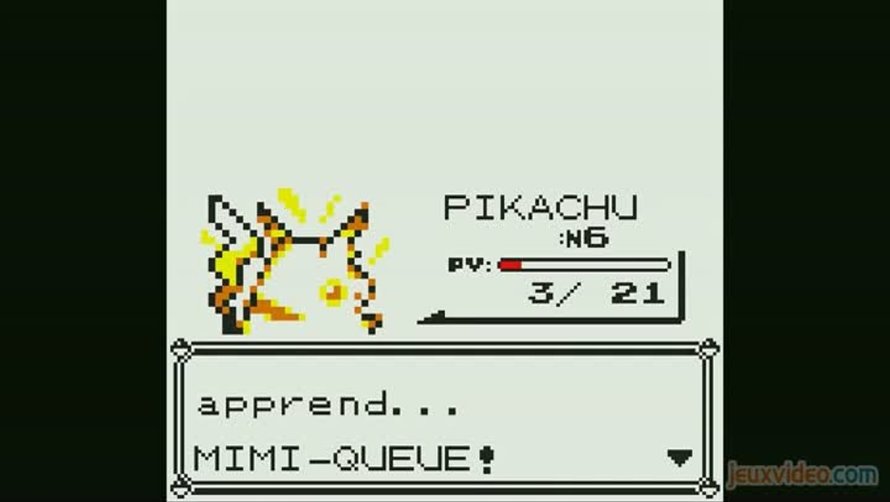 Pokémon Jaune - Rencontre avec Pikachu