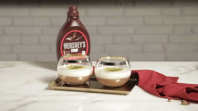 حلى كاسات المهلبية بالشوكولاتة - hershey's