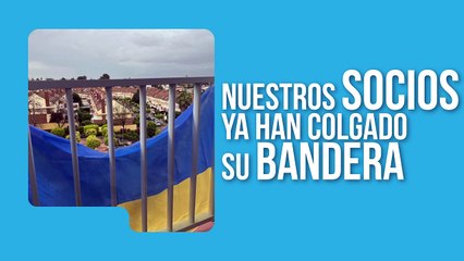 Los socios de OKCLUB ya han colgado la bandera de Ucrania