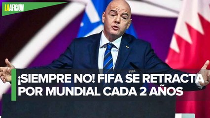 "Mundial cada 2 años no fue propuesta de la FIFA": Gianni Infantino