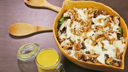 طريقة عمل سلطة الجرجير بالدجاج