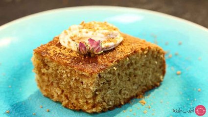 طريقة عمل بسبوسة اللوتس