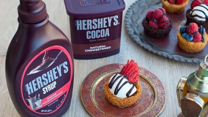 اكواب كنافة مع شكولاتة هرشيز - hersheys