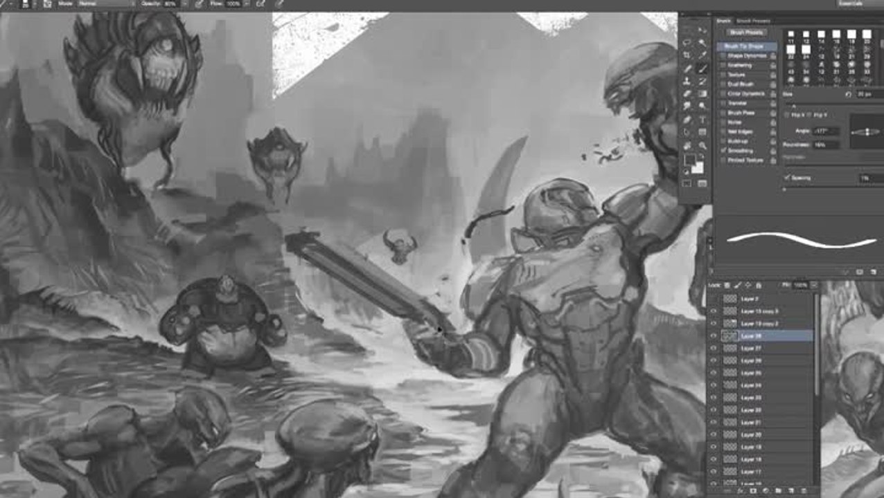Doom Reverse Sleeve Time lapse