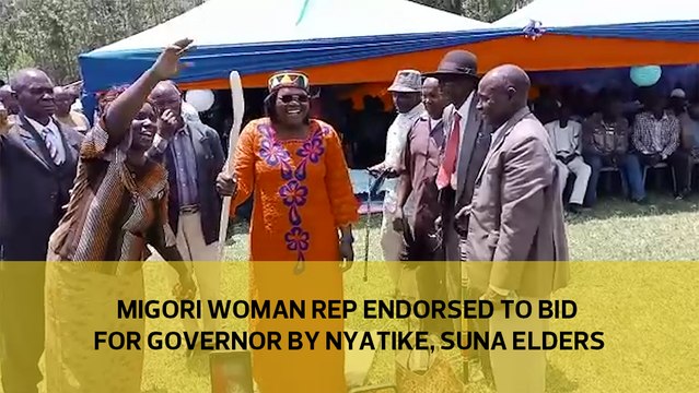 Migori Woma Rep endorsed to bid for governor by Nyatike, Suna elders
