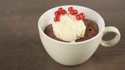 طريقة عمل كيك الكوب بالمايكرويف