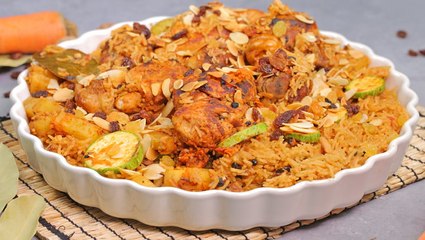 كيف اسوي كبسة دجاج بقدر عادي