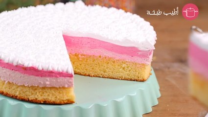 كيك موس الفراولة