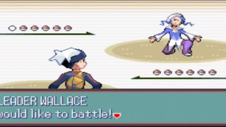Pokemon Sapphire - Sootopolis Gym Leader Battle: Wallace