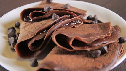 طريقة عمل كريب بالشوكولا