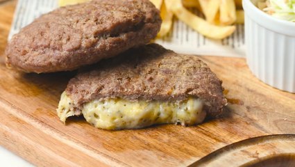 طريقة لحم مفروم بالجبن