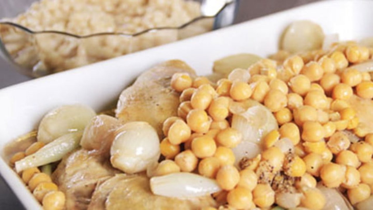 طريقة عمل المغربية بالدجاج بالفيديو