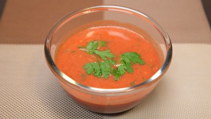 طريقة عمل حساء الخضار البارد بالصور