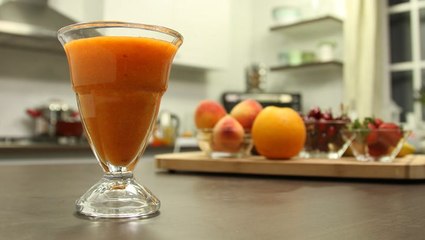 طريقة عمل عصير الجزر والفاكهة بالصور