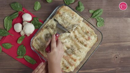 طريقة عمل الكانيلوني بالبشاميل بالصور خطوة خطوة - تقديم الطبق