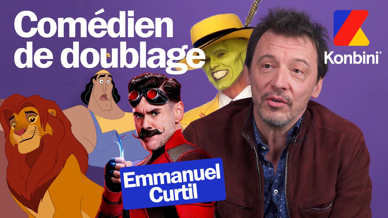 Emmanuel Curtil aka la voix française de Jim Carrey et Simba 