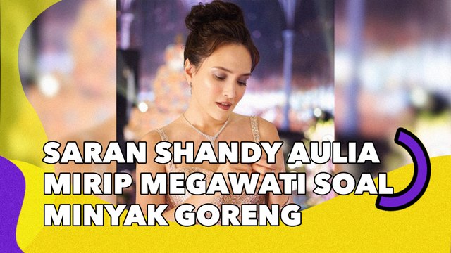 Saran Shandy Aulia Mirip Megawati Soekarnoputri soal Naiknya Harga Minyak Goreng