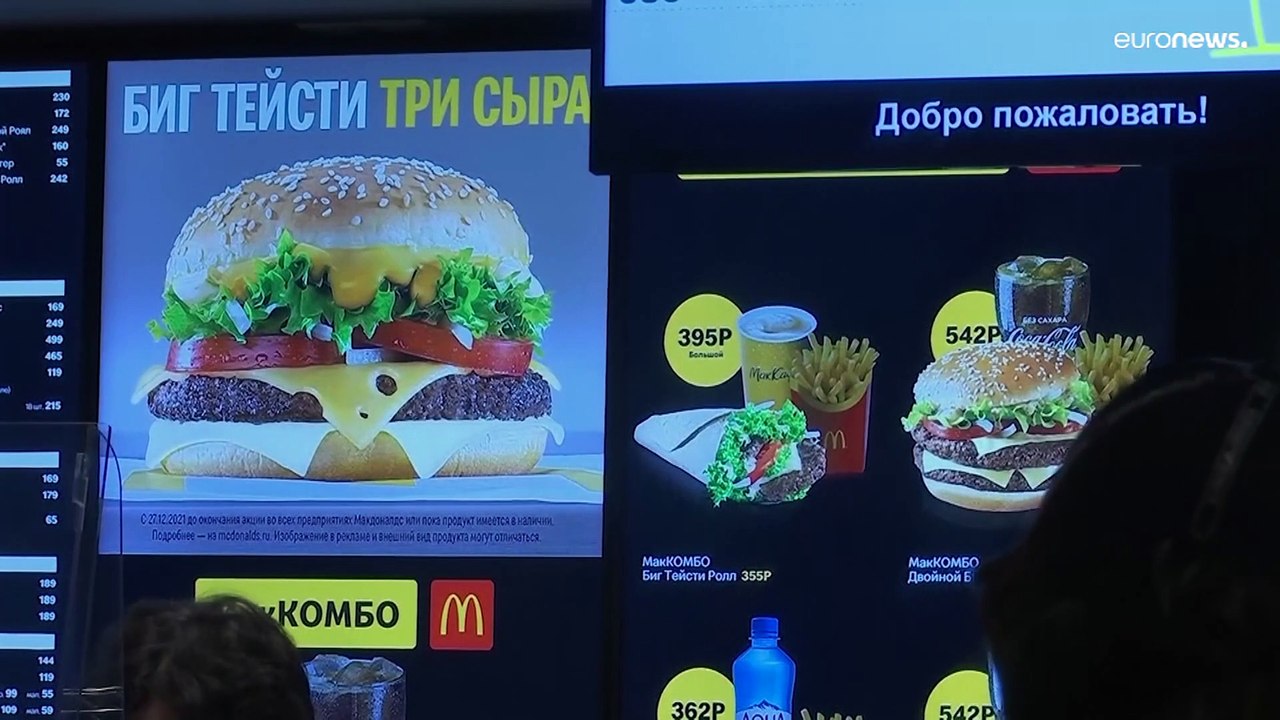 Russlands McDonald's Franchise-Filialen bleiben trotz Sanktionen offen