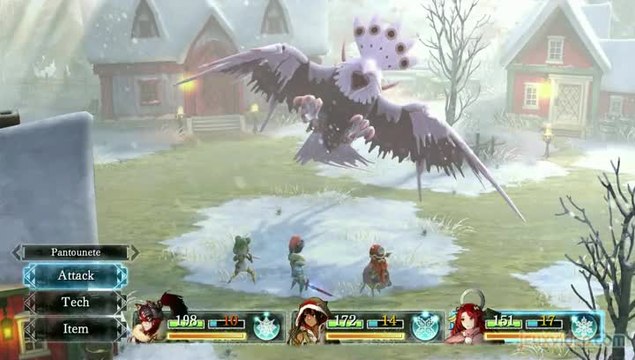 I Am Setsuna - Affrontement contre un boss