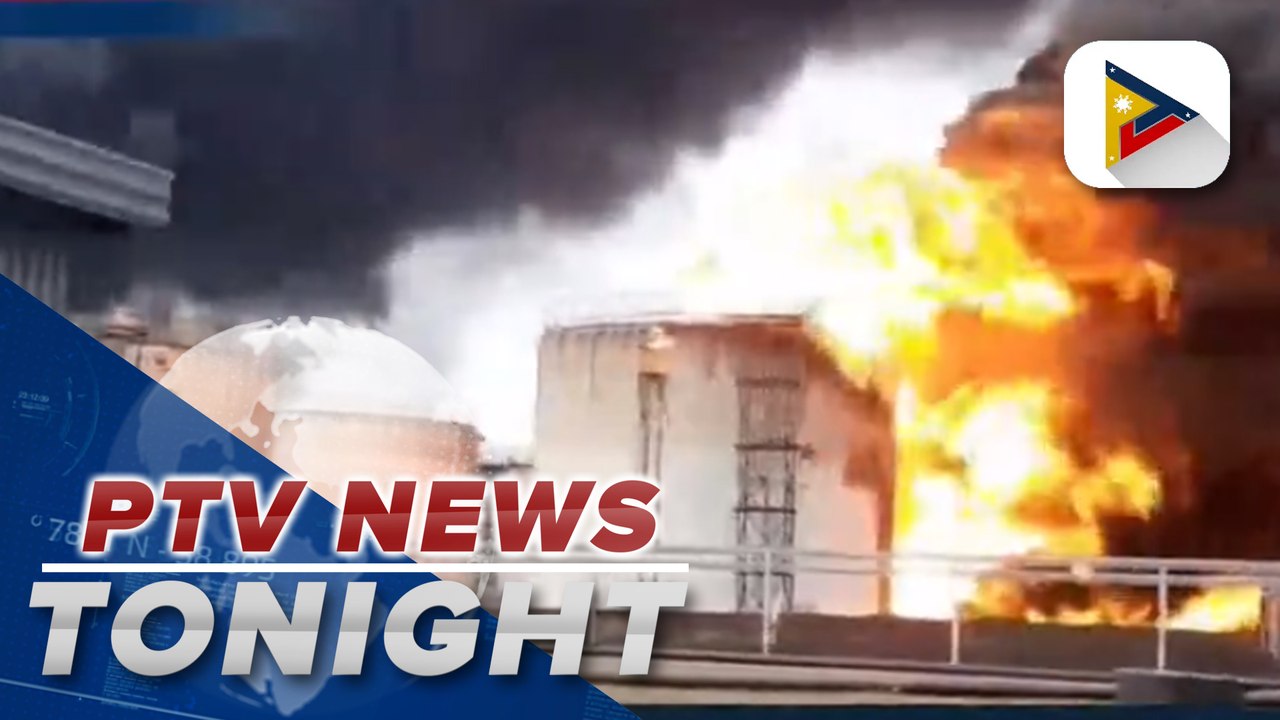 Russia claims Ukraine helicopters attacked an oil depot in a Russian City