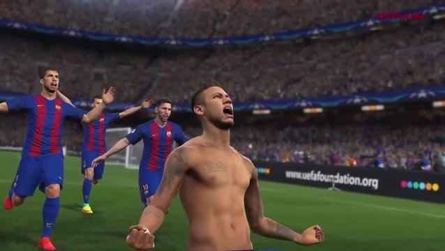 Pro Evolution Soccer 2017 - Le Barca met le feu au stade