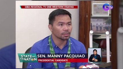 Pacquiao, pinuna ang pahayag ni Sen. Imee Marcos na pulitika raw ang nasa likod ng pag-ungkat ng 'di pa nababayarang estate tax | SONA