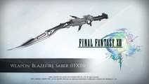 Final Fantasy XV - le sabre Blazefire