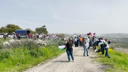 Son dakika: İsrail askerleri Batı Şeria'daki gösteriye müdahale etti