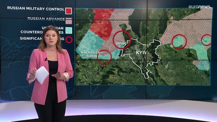 Ukrainische Einheiten im Großraum Kiew erfolgreich