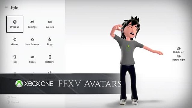 Final Fantasy XV - L'avatar Noctis et le pet Carbuncle