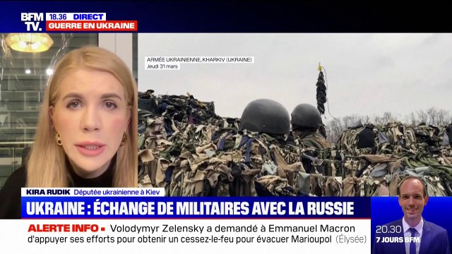 Kira Rudik, députée ukrainienne: Les Russes échangent les militaires contre les femmes et les enfants évacués de force
