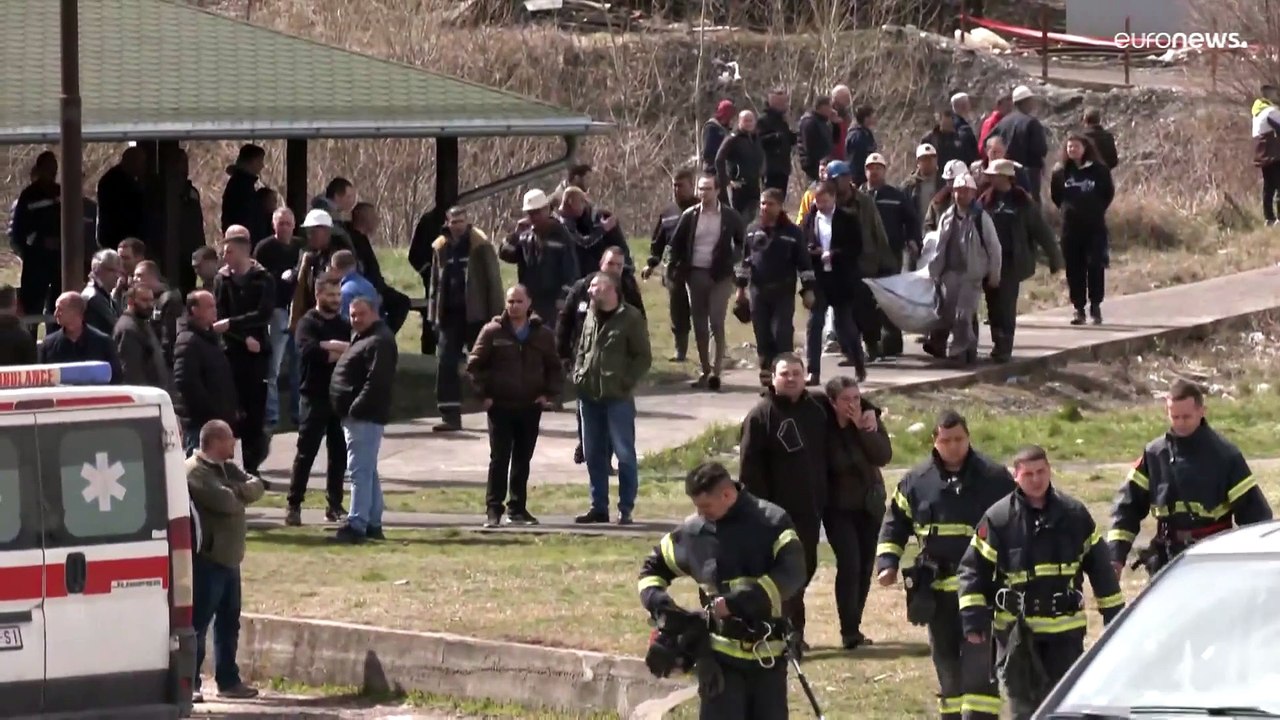 Trauer und Entsetzen nach tödlicher Explosion in serbischem Bergwerk