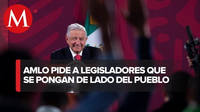 AMLO pide a legisladores de oposición que se rebelen y aprueben reforma eléctrica