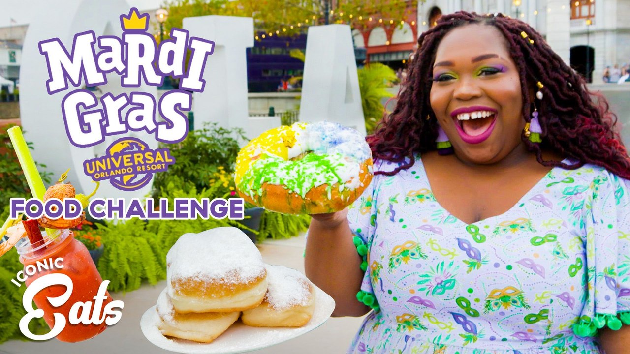Ultimate Mardi Gras Challenge: Trying All Of The Universal Studios Treats