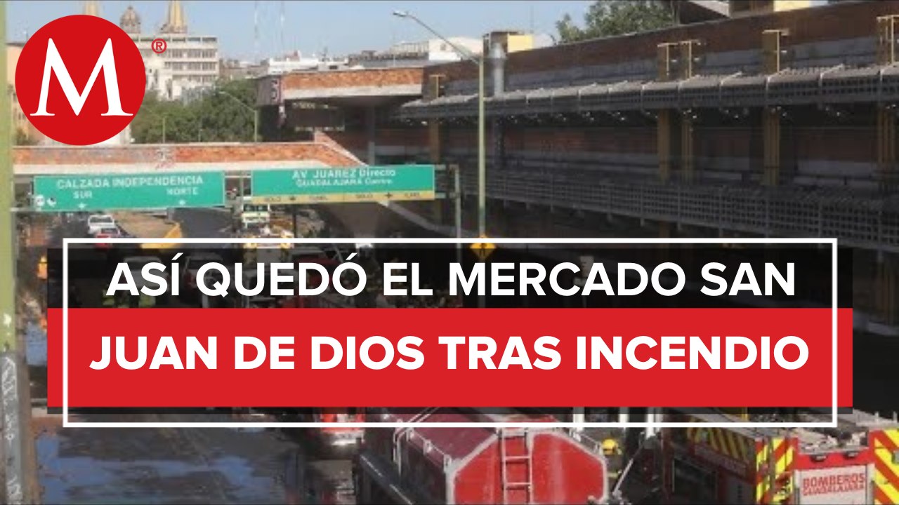 Reportan daños en 384 locales tras incendio en mercado San Juan de Dios
