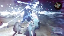 Final Fantasy XV : Combat et magie contre un boss qui ne rigole pas