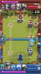 Démonstration du Deck Golem Foudre (Arène 7 et +)