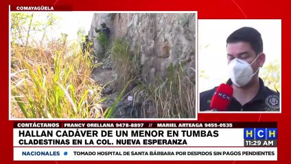 ¡Dantesco! Hallan cadáver de un menor en tumba clandestina de colonia Nueva Esperanza