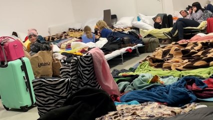 Au cœur du «Tesco» , le plus grand centre de réfugiés ukrainiens à la frontière polonaise