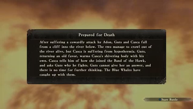 Berserk and the Band of the Hawk : Guts terrasse 1000 ennemis