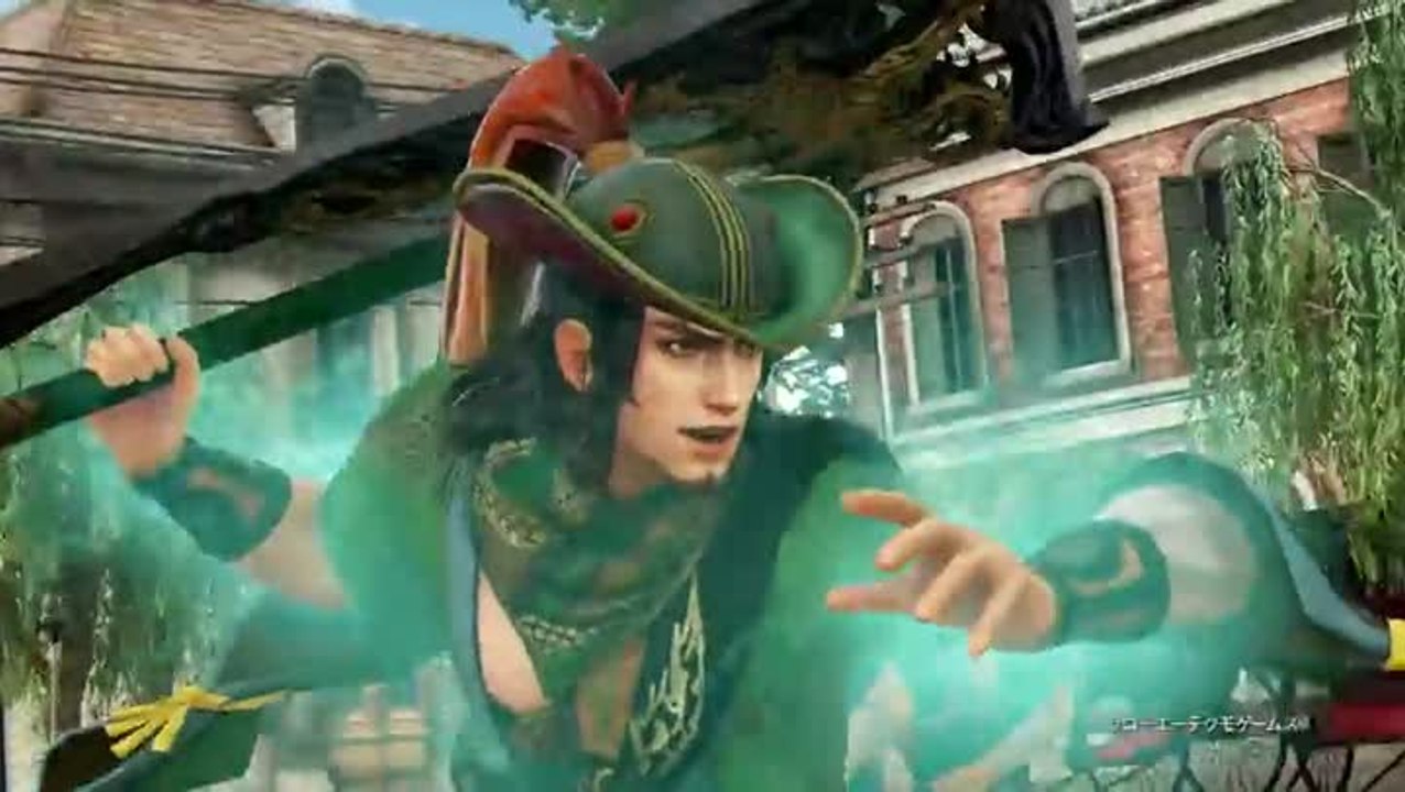 Zhou Cang joue de son marteau-hache dans Musou Stars