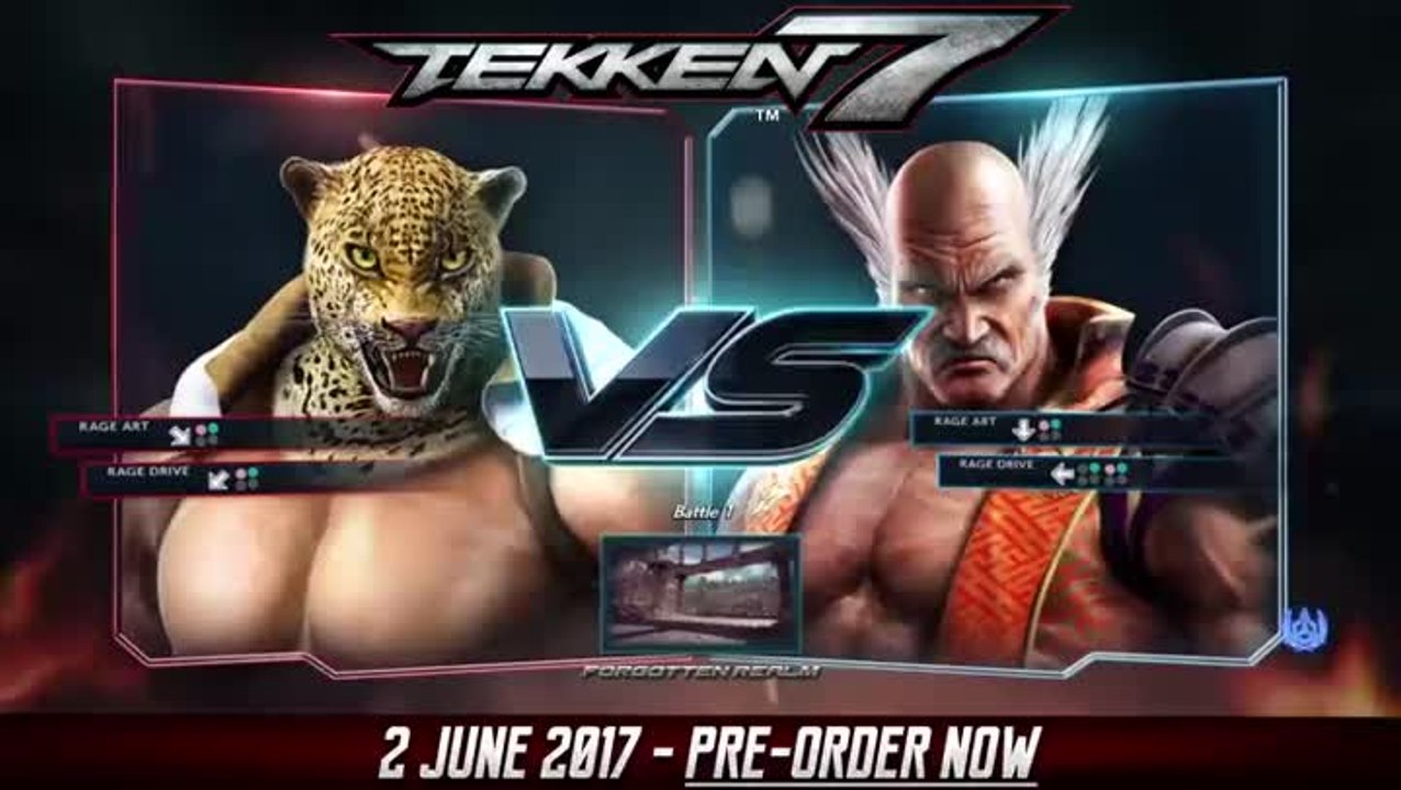 Tekken 7 King VS Heihachi