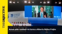 Aznar pide «unidad» en torno a Alberto Núñez Feijóo