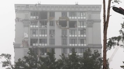 Ukrayna'da yoğun çatışmalardan hasar gören İrpin, uluslararası basın tarafından görüntülendi (1)