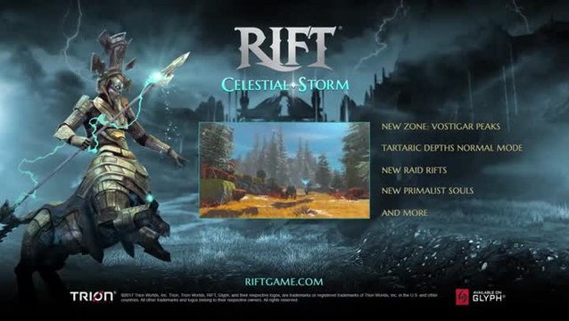 Rift - Mise à jour Celestial Storm